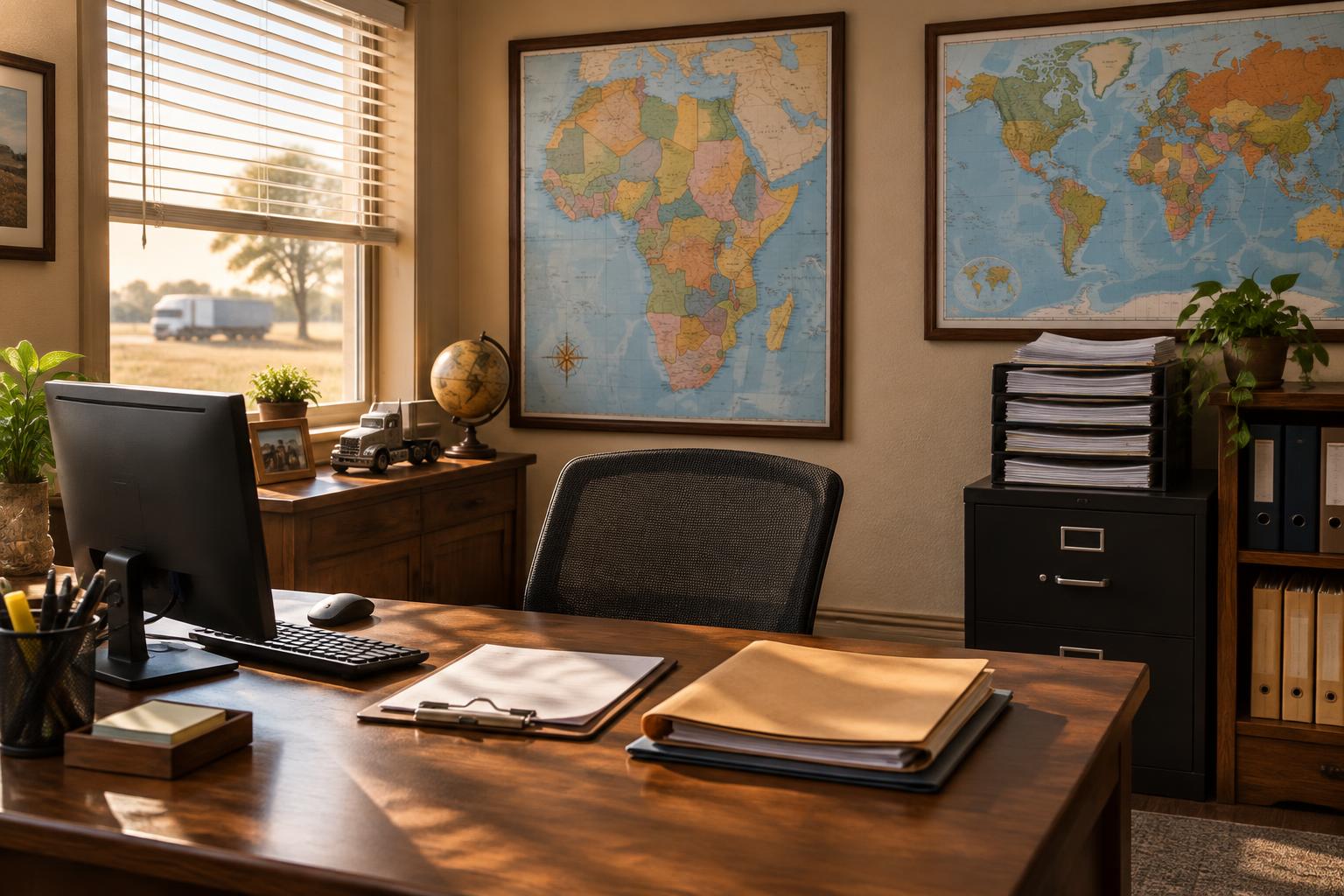 The Safeedge Logistics shipping office in Palestine, Texas